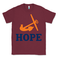 Burgundy Hope College Classic Tee - artisFamous
