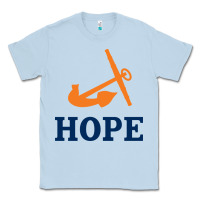 Dusty Blue Hope College Classic Tee - artisFamous