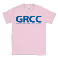 Bubblegum Pink Grand Rapids Community College Classic Tee - artisFamous