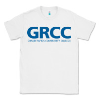 White Grand Rapids Community College Classic Tee - artisFamous