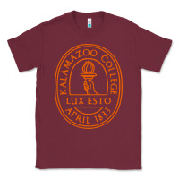 Burgundy Kalamazoo College Classic Tee - artisFamous