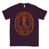 Plum Kalamazoo College Classic Tee - artisFamous