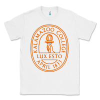 White Kalamazoo College Classic Tee - artisFamous