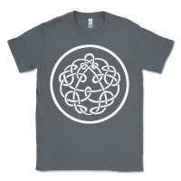 Charcoal Heather king crimson Classic Tee - artisFamous