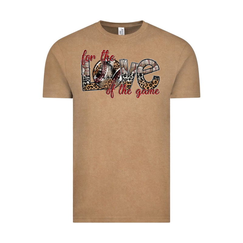 For The Love Of The Game Vintage Tee by SublimationCraftShop | Teevron