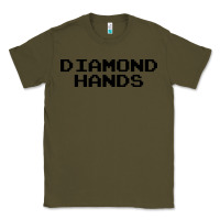 Army Green diamond hands Classic Tee - artisFamous