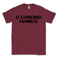Burgundy diamond hands Classic Tee - artisFamous