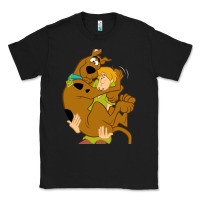 Black Scooby Doo and Shaggy Classic Tee - artisFamous