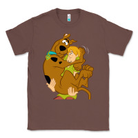 Chestnut Scooby Doo and Shaggy Classic Tee - artisFamous