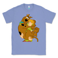 Colony Blue Scooby Doo and Shaggy Classic Tee - artisFamous