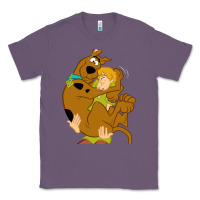 Lavender Scooby Doo and Shaggy Classic Tee - artisFamous