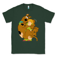 Sports Green Scooby Doo and Shaggy Classic Tee - artisFamous