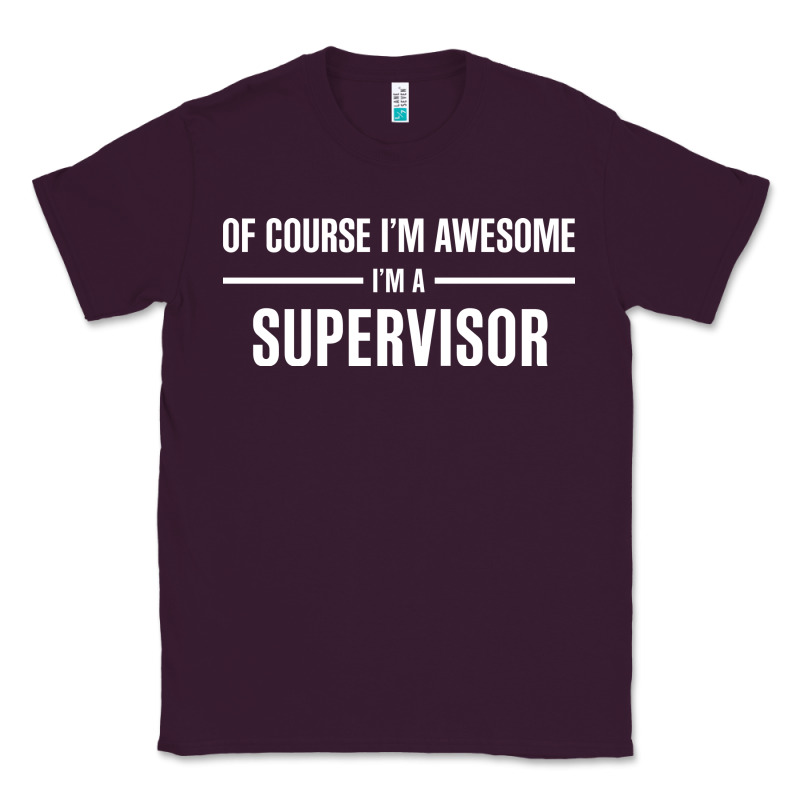 I'm Awesome I'm A Supervisor Classic Tee by artisFamous | Teevron