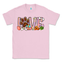 Bubblegum Pink Easter love dog paw Classic Tee - BundleAndBundleShop