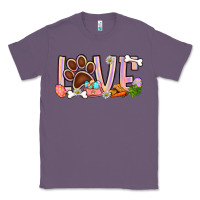 Lavender Easter love dog paw Classic Tee - BundleAndBundleShop