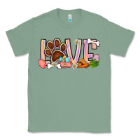 Sage Easter love dog paw Classic Tee - BundleAndBundleShop