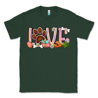Sports Green Easter love dog paw Classic Tee - BundleAndBundleShop