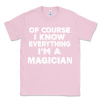 Bubblegum Pink i know everything i'm a magician Classic Tee - artisFamous