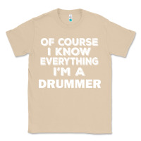 Mushroom i know everything i'm a drummer Classic Tee - artisFamous