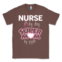 Chestnut nurse by day super mom by night Classic Tee - artisFamous