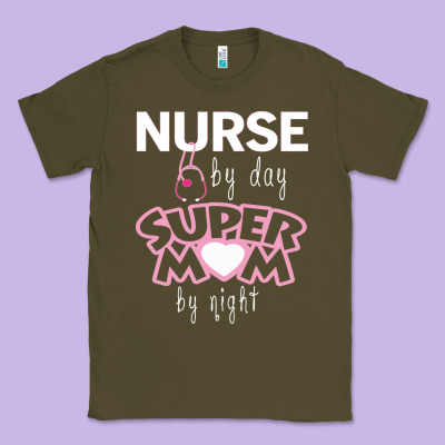 Nurse By Day Super Mom By Night Classic Tee Designed By Artisfamous