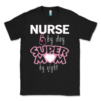 Black nurse by day super mom by night Classic Tee - artisFamous