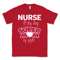 Red nurse by day super mom by night Classic Tee - artisFamous