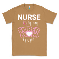 Toasted Coconut nurse by day super mom by night Classic Tee - artisFamous