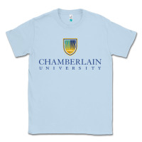 Dusty Blue Chamberlain College Classic Tee - artisFamous