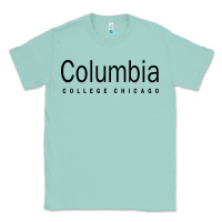 Seafoam Columbia College Chicago Classic Tee - artisFamous