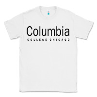 White Columbia College Chicago Classic Tee - artisFamous