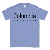 Colony Blue Columbia College Chicago Classic Tee - artisFamous