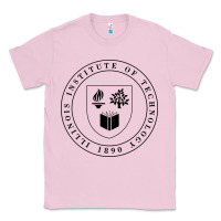 Bubblegum Pink Illinois Institute of Technology College Classic Tee - artisFamous