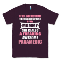 Plum never underestimate mommy paramedic Classic Tee - artisFamous