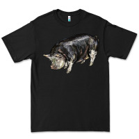 Black poland china pig Premium Tee - LillyAllenDesigns