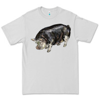 Dove Grey poland china pig Premium Tee - LillyAllenDesigns