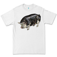 White poland china pig Premium Tee - LillyAllenDesigns