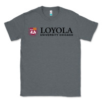 Charcoal Heather Loyola College Chicago Classic Tee - artisFamous