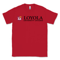 Red Loyola College Chicago Classic Tee - artisFamous