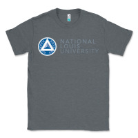 Charcoal Heather National Louis College Classic Tee - artisFamous