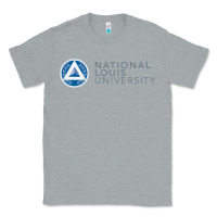 Heather Grey National Louis College Classic Tee - artisFamous