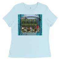 Baby Blue reel great dad Ladies Tee - Artiststas