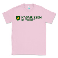 Bubblegum Pink Rasmussen College Classic Tee - artisFamous