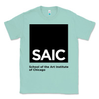 Seafoam School of The Art Institute of Chicago College Classic Tee - artisFamous