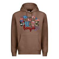 Chestnut Red whıte boujee Premium Hoodie - AdoDesignShop