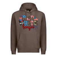 Coffee Red whıte boujee Premium Hoodie - AdoDesignShop