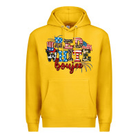 Lemon Red whıte boujee Premium Hoodie - AdoDesignShop