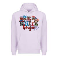 Lilac Red whıte boujee Premium Hoodie - AdoDesignShop