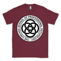 Burgundy The Chicago School of Professional Psychology Classic Tee - artisFamous
