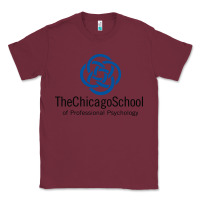 Burgundy The Chicago School of Professional Psychology Classic Tee - artisFamous